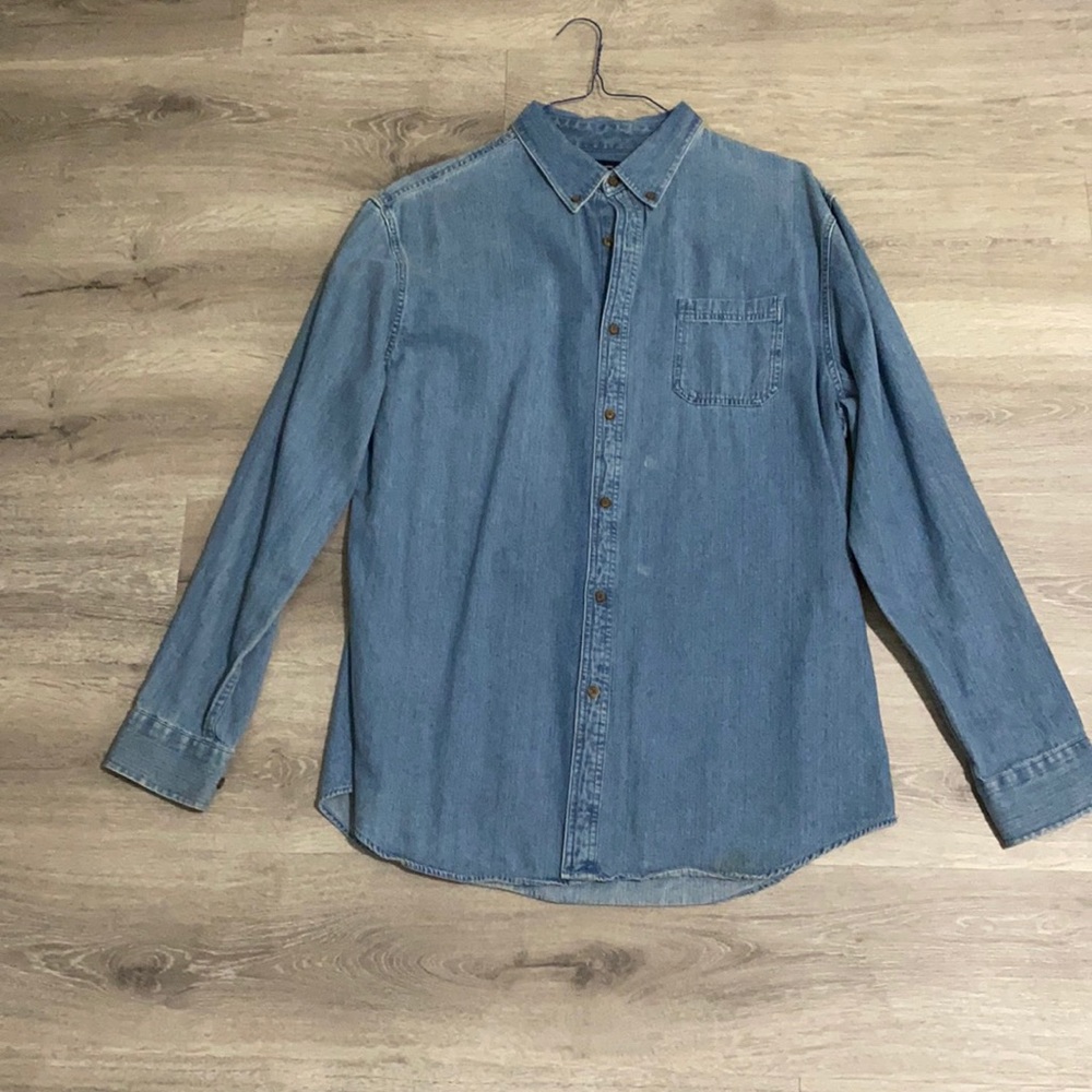 Croft and Barrow Denim Button Down